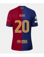 Moške Nogometnih dresov Barcelona Dani Olmo #20 Domači 2024-25 Kratki rokavi